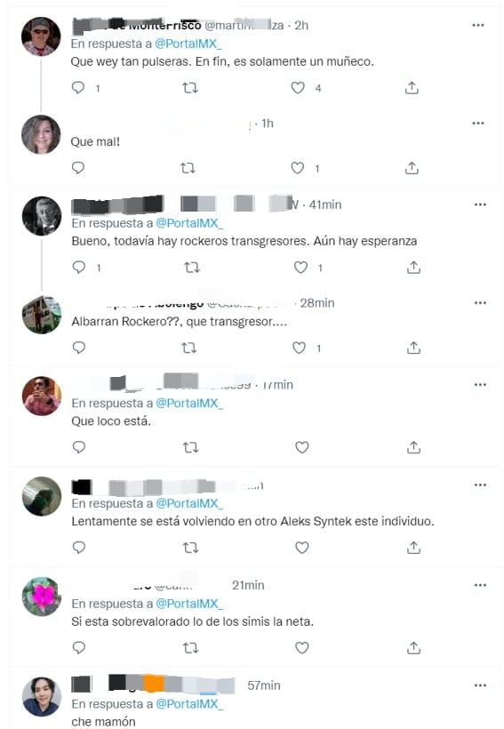 Reacciones a Rubén Albarrán destruyendo un Dr. Simi
