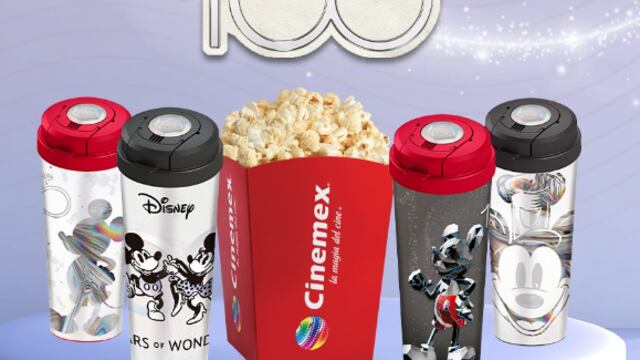 Vasos coleccionables de Disney en Cinemex