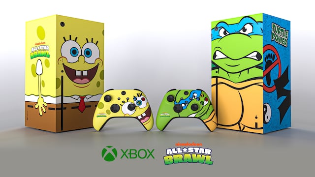 Consolas Xbox Series X edición especial de Bob Esponja las Tortugas Ninja