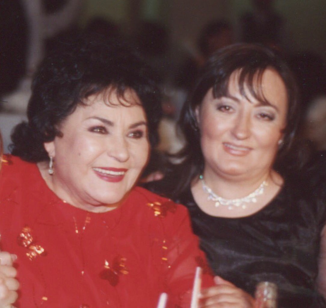 Carmen Salinas y su hija, María Eugenia Plascencia
