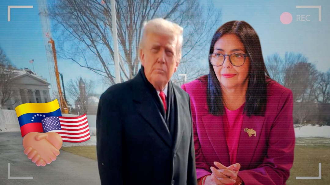 Trump responde a Delcy Rodríguez y recalca buena relación bilateral con Venezuela