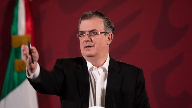 Marcelo Ebrard, titular de la SRE.
