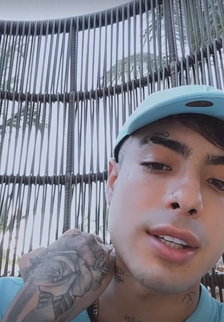 Naim Darrechi golpeó a Yeri Mua porque la influencer lo amenazó con un cuchillo