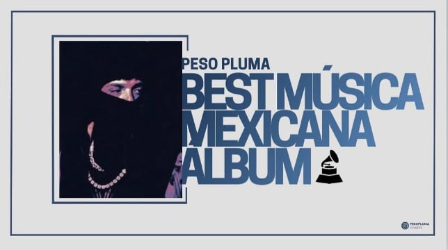 Peso Pluma gana en Premios Grammy 2024