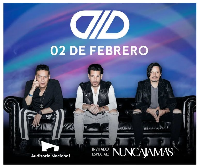 DLD estará en concierto este 2 de febrero en el Auditorio Nacional