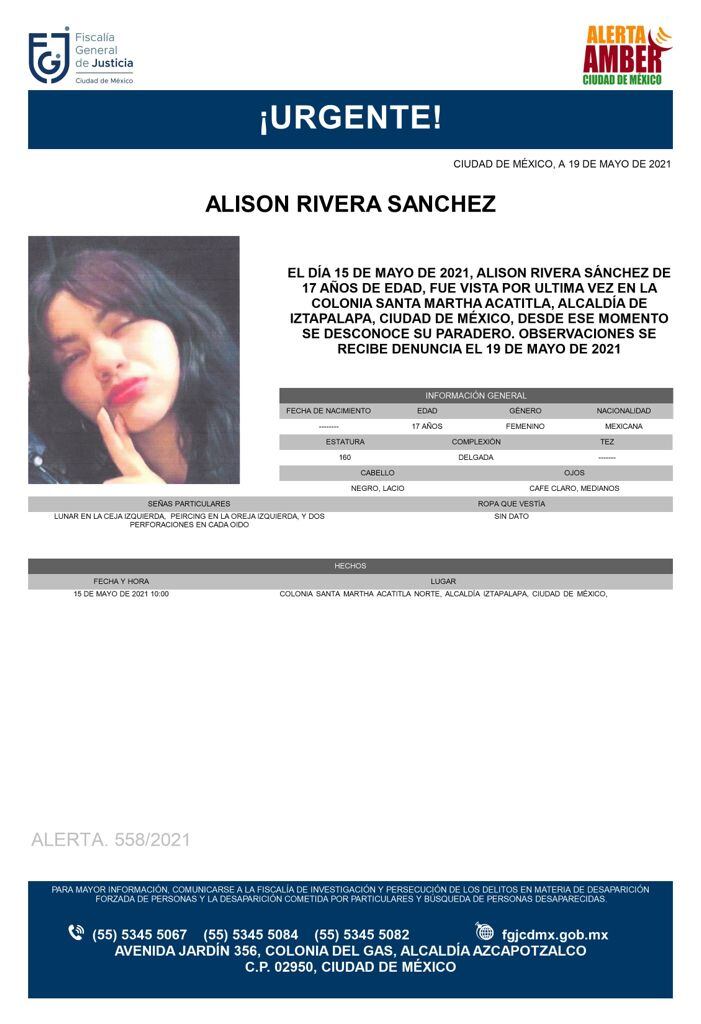 Ficha de búsqueda de Alison