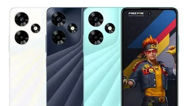 Celular Infinix Hot 30 con colaboración de Free Fire