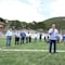 Diego Sinhue inaugura obras médicas, viales y deportivas en Atarjea