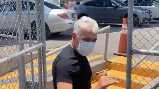 Tuca Ferretti habló a su salida del Estadio Universitario