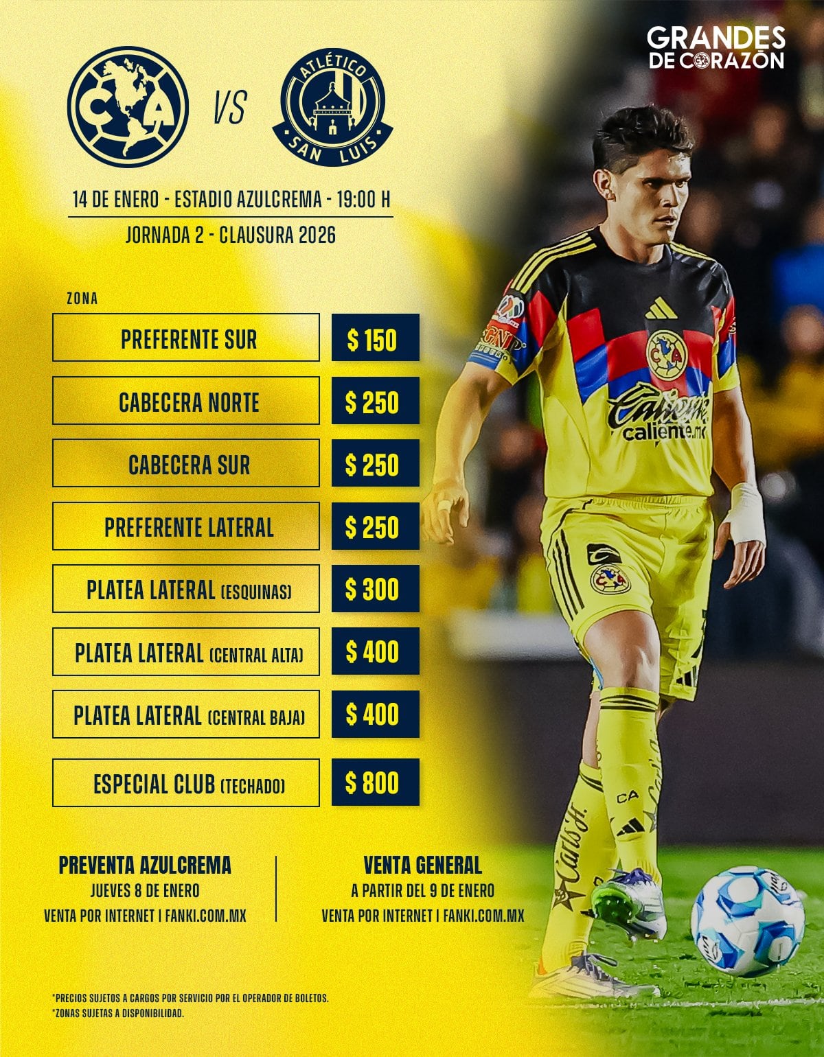 Precio y cómo comprar boletos para el debut de las Águilas como local en Liga MX