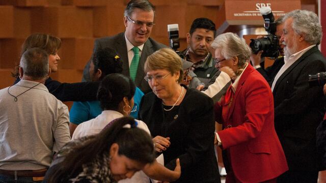 Michelle Bachelet. Derechos humanos en México.
