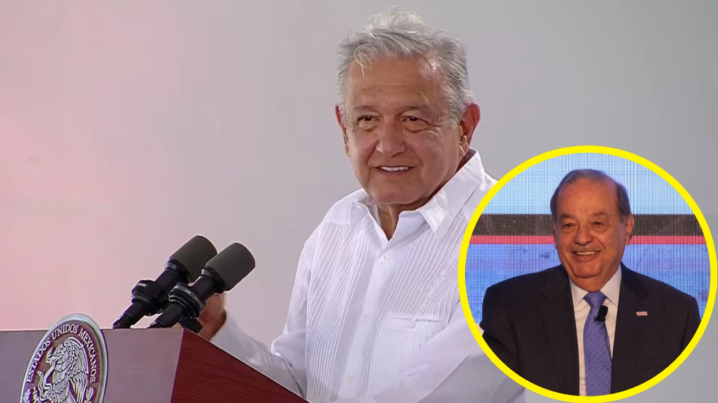 AMLO elogia a Carlos Slim