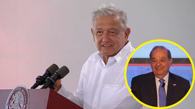 AMLO elogia a Carlos Slim