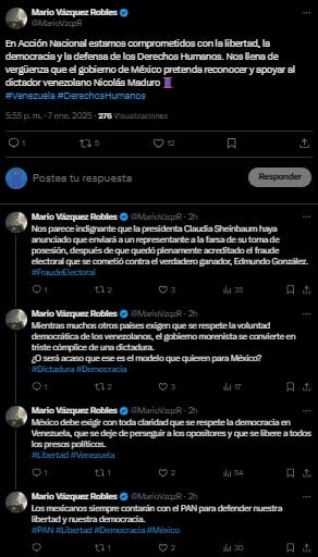 Mario Vázquez Robles explota por Venezuela.