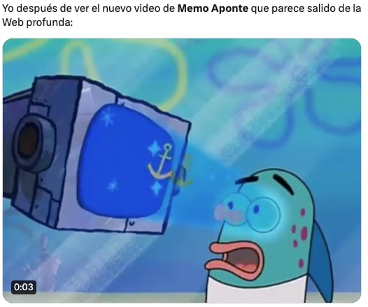 Memes funan a Memo Aponte por su cosplay de Bluey
