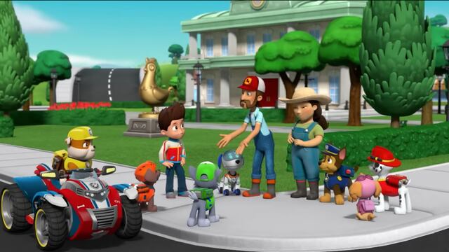 Paw Patrol por el Día internacional del Guía de Turismo