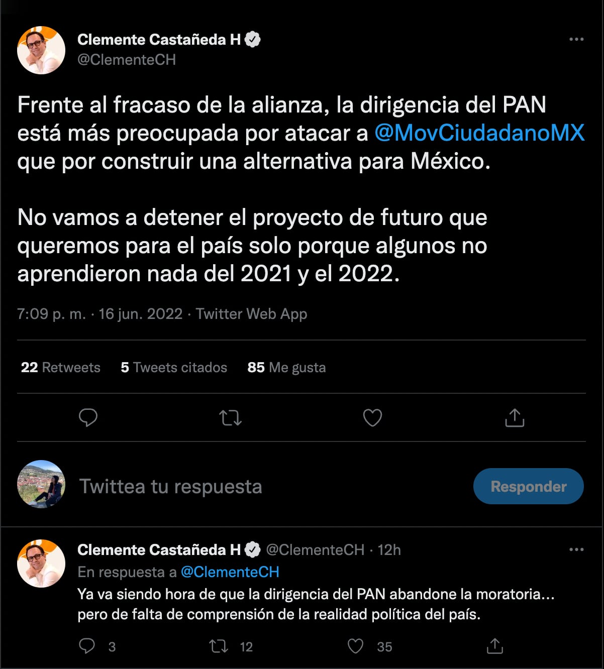 Movimiento Ciudadano responde a Marko Cortés