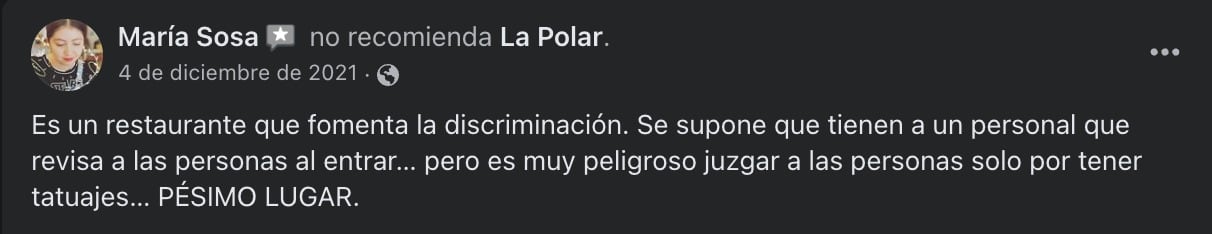 La Polar: meseros eran acusados de golpear a clientes desde 2016