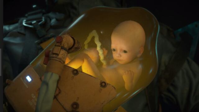 Feto de plástico Death Stranding