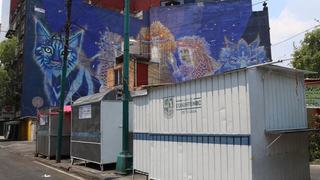 Los rótulos de la alcaldía Cuauhtémoc están desapareciendo