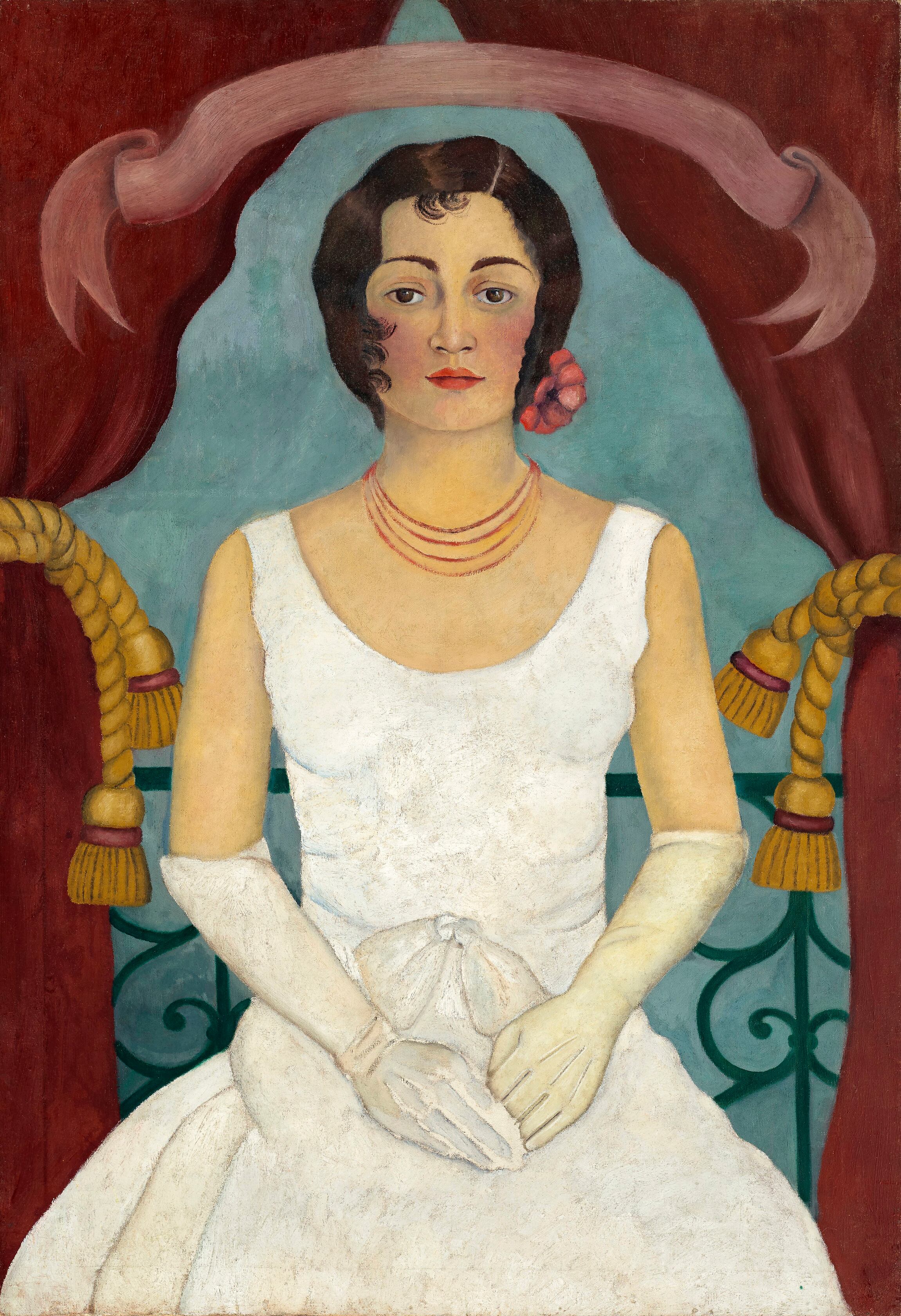 'Retrato de una mujer de blanco'