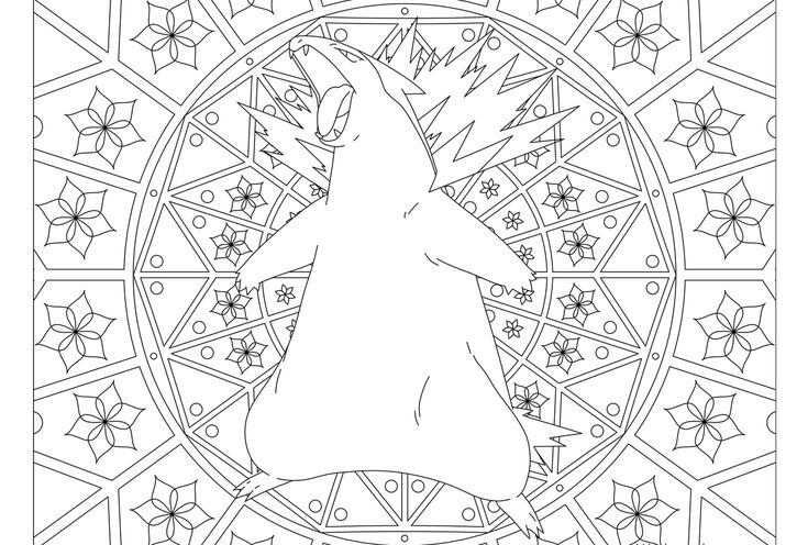 Dibujo para colorear de Typhlosion