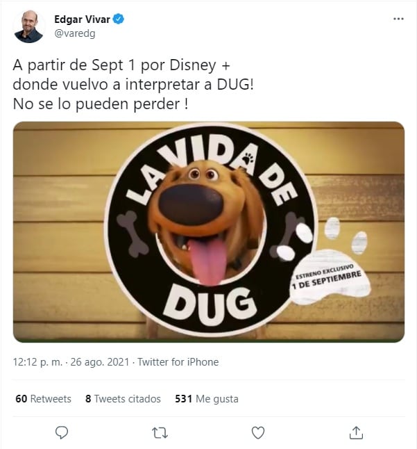 'La vida de Dug' de Disney Plus