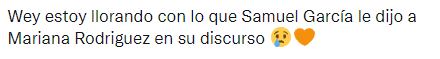 Reacción a discurso de Samuel García.