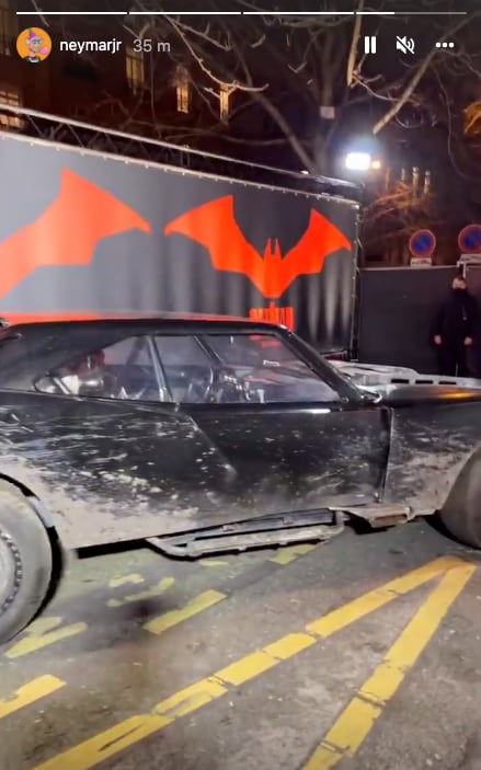 Neymar en la premiere de 'The Batman'