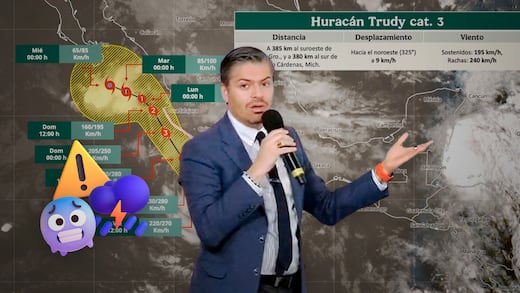 SMN alerta por Trudy y el frente frío 2: podría alcanzar categoría 4