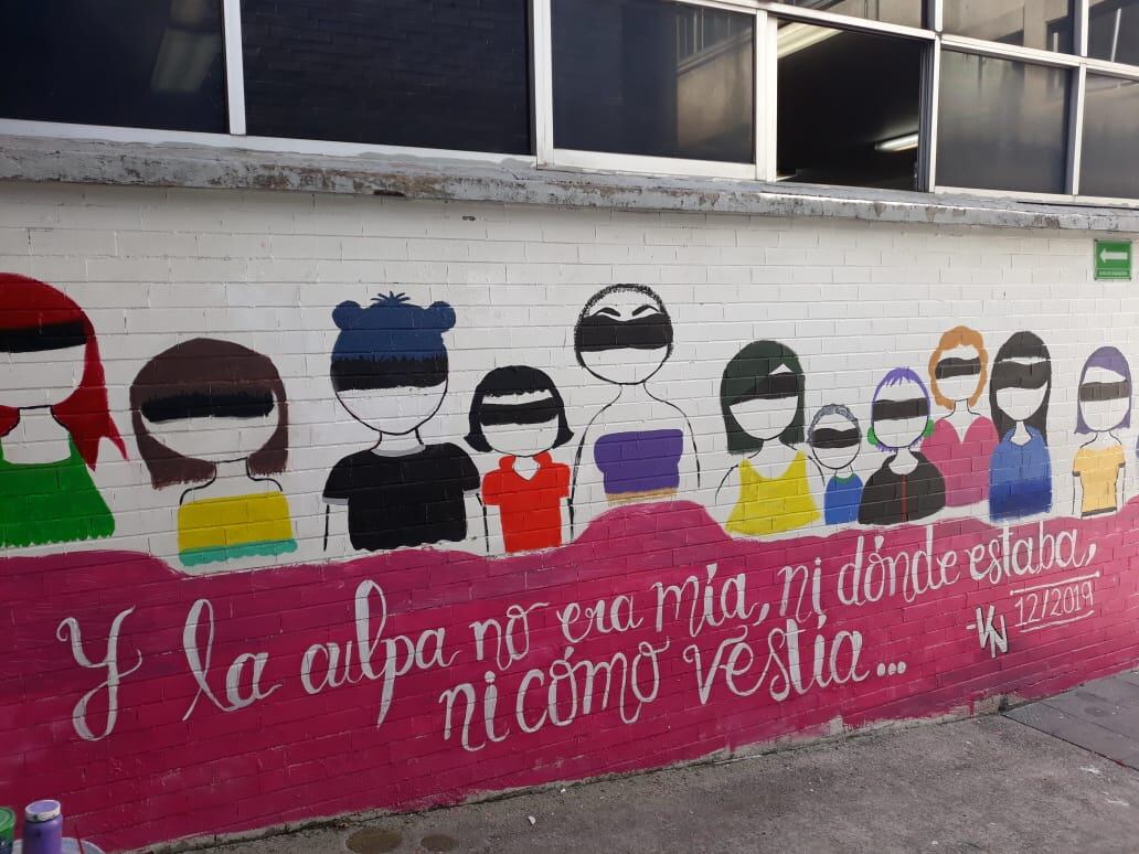 Mural dentro de Prepa 9 de la UNAM.