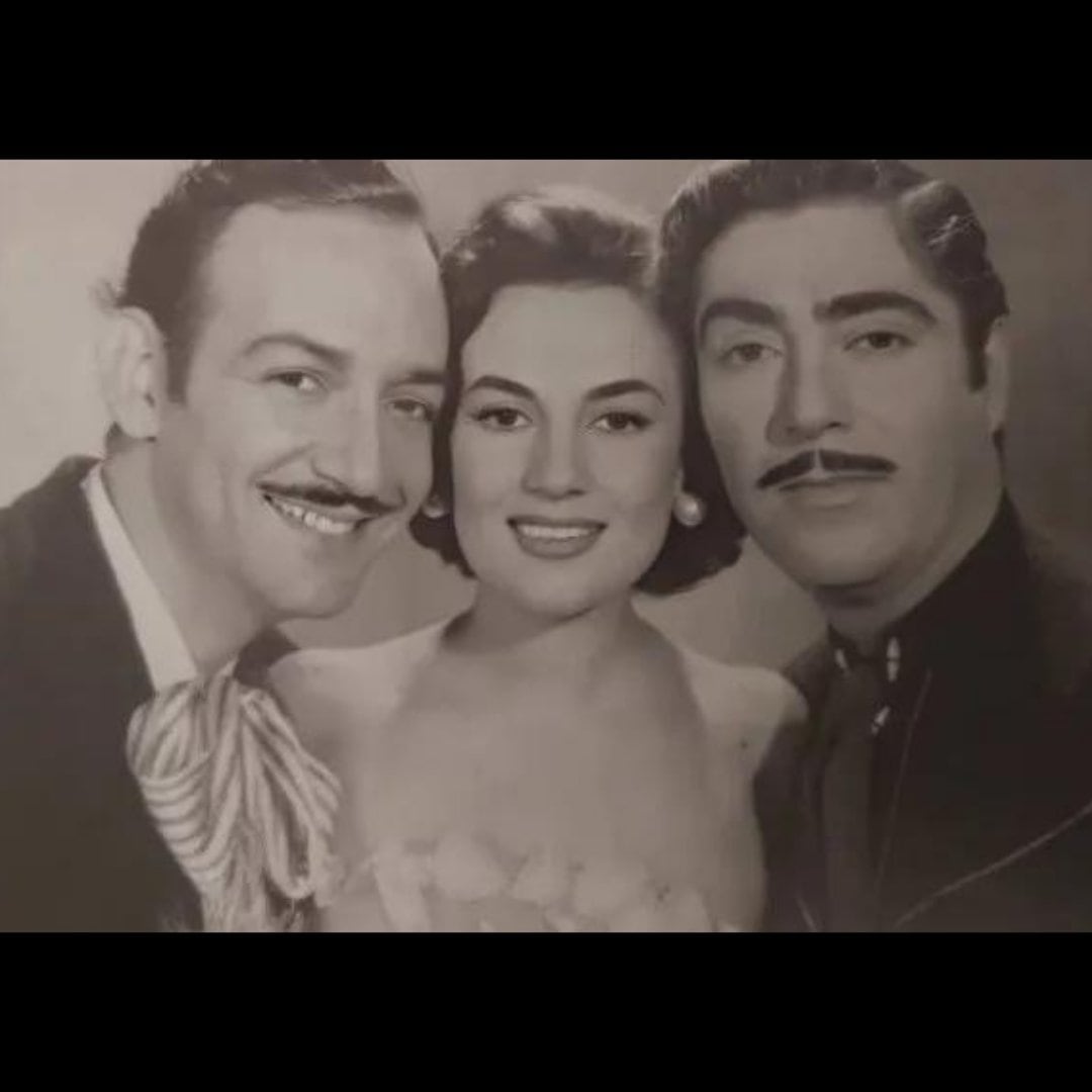 Jorge Negrete, María Elena Marqués y Luis Aguilar