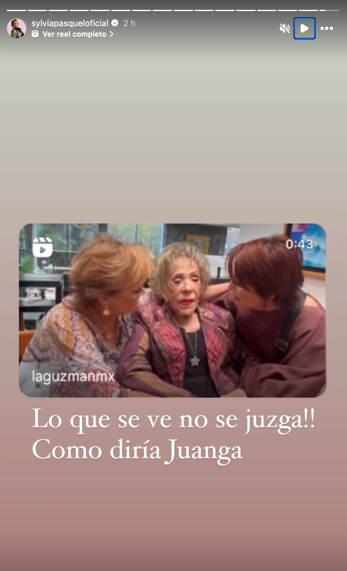 Silvia Pinal celebró el Día de las Madres junto a sus hijos