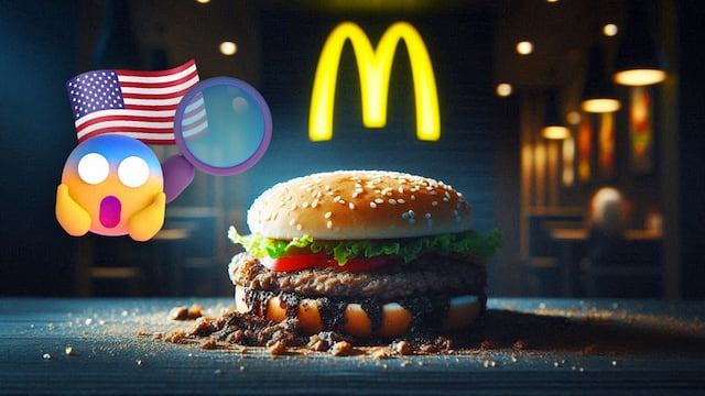 Supuestas hamburguesas contaminadas de McDonald's