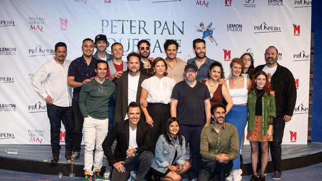 Elenco de la obra Peter Pan que sale mal que se presentará en el Foro Cultural de Chapultepec