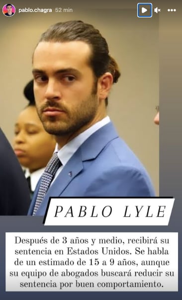 Pablo Lyle podría pasar muchos años en prisión