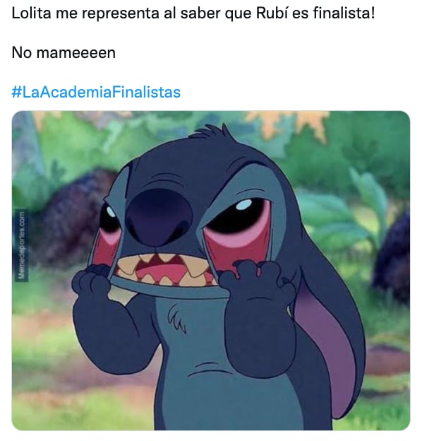 Meme Rubí finalista de La Academia