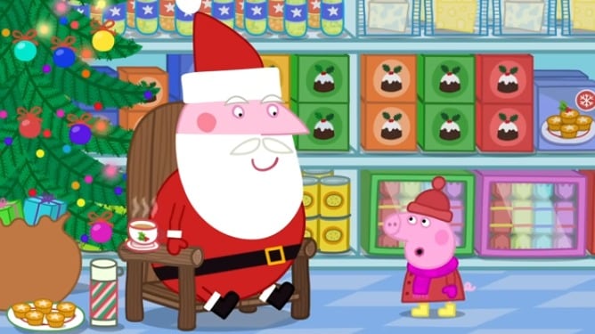 Capítulo Peppa Pig viaja en el trineo de Santa Claus