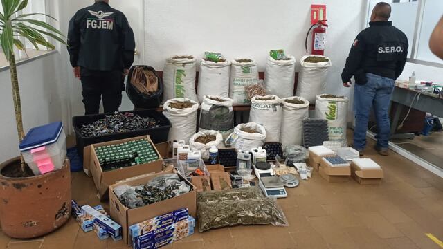 Encuentran laboratorio de marihuana en Huixquilucan