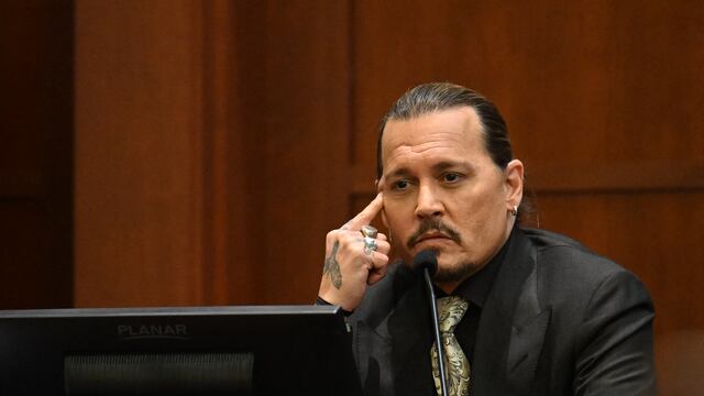 Johnny Depp en el estrado