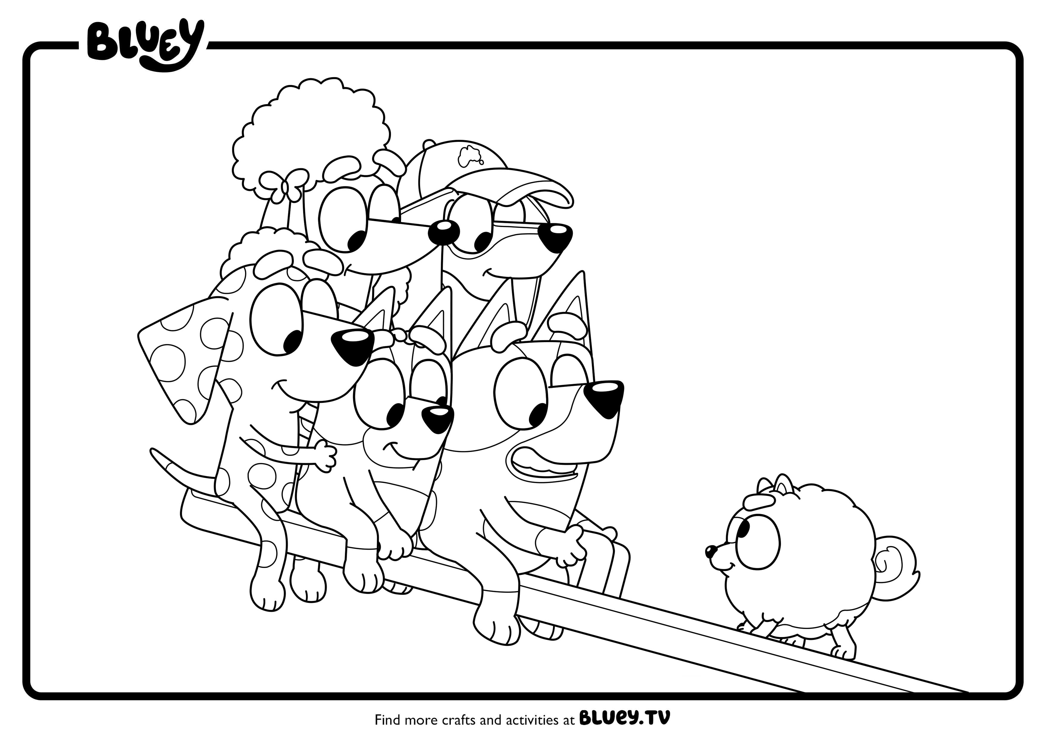 Dibujos de Bluey por el Día del Maestro