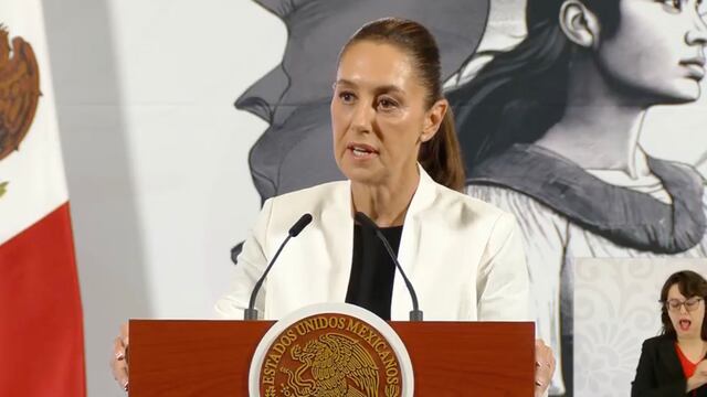 Claudia Sheinbaum en su conferencia mañanera del 24 de abril