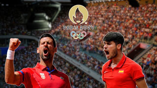 Carlos Alcaraz vs Novak Djokovic por el oro en París 2024.