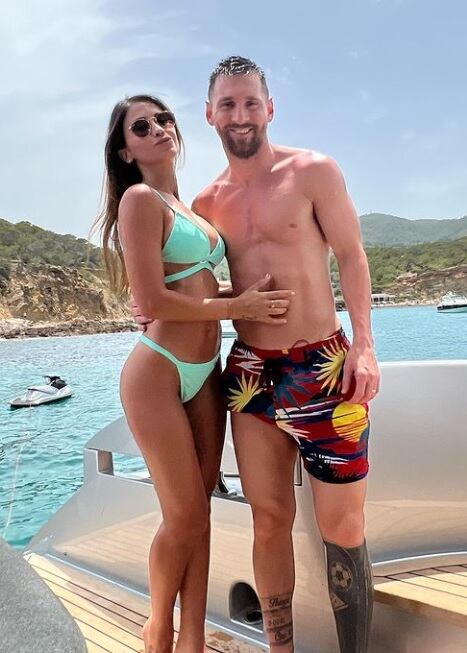 Leo Messi y Antonela Roccuzzo