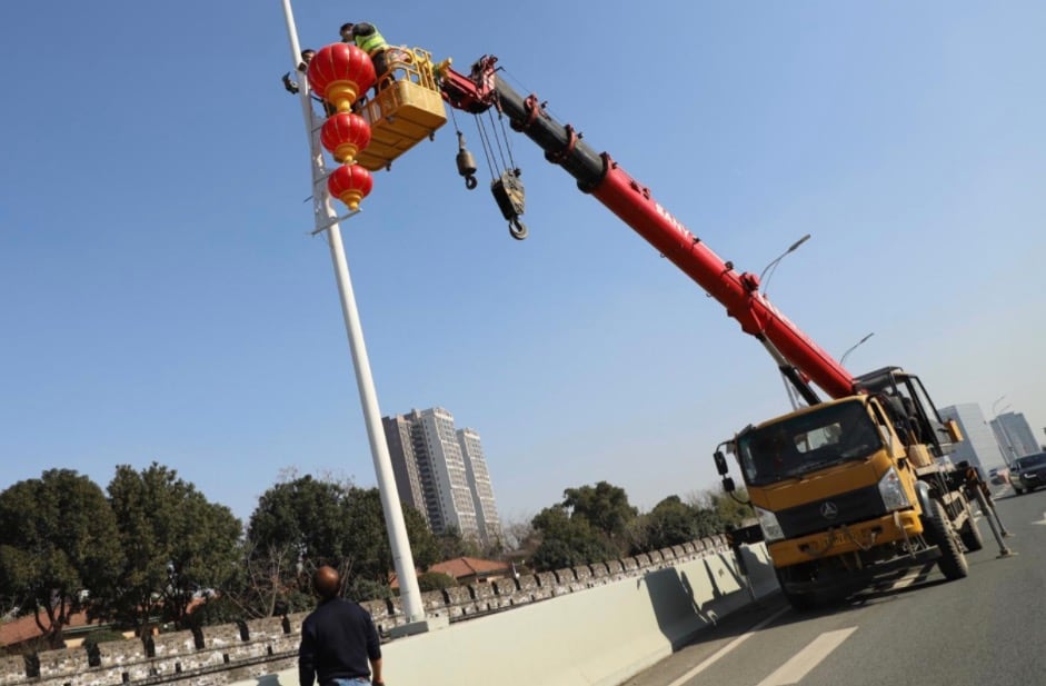 Festejos en Wuhan