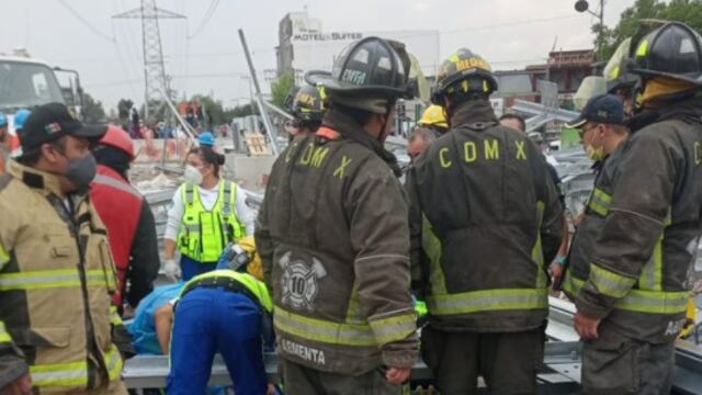 Cae estructura metálica en CDMX
