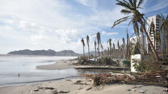 A 48 horas de que el Huracán categoría 5 ‘Otis’ tocara tierra, la denominada punta o zona ‘Diamante’ se encuentra devastada