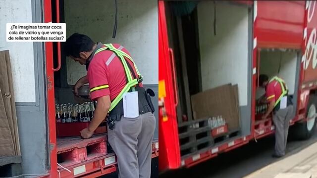 VIDEO: trabajador de Coca Cola rellena botellas sucias de refresco e indigna a todo mundo
