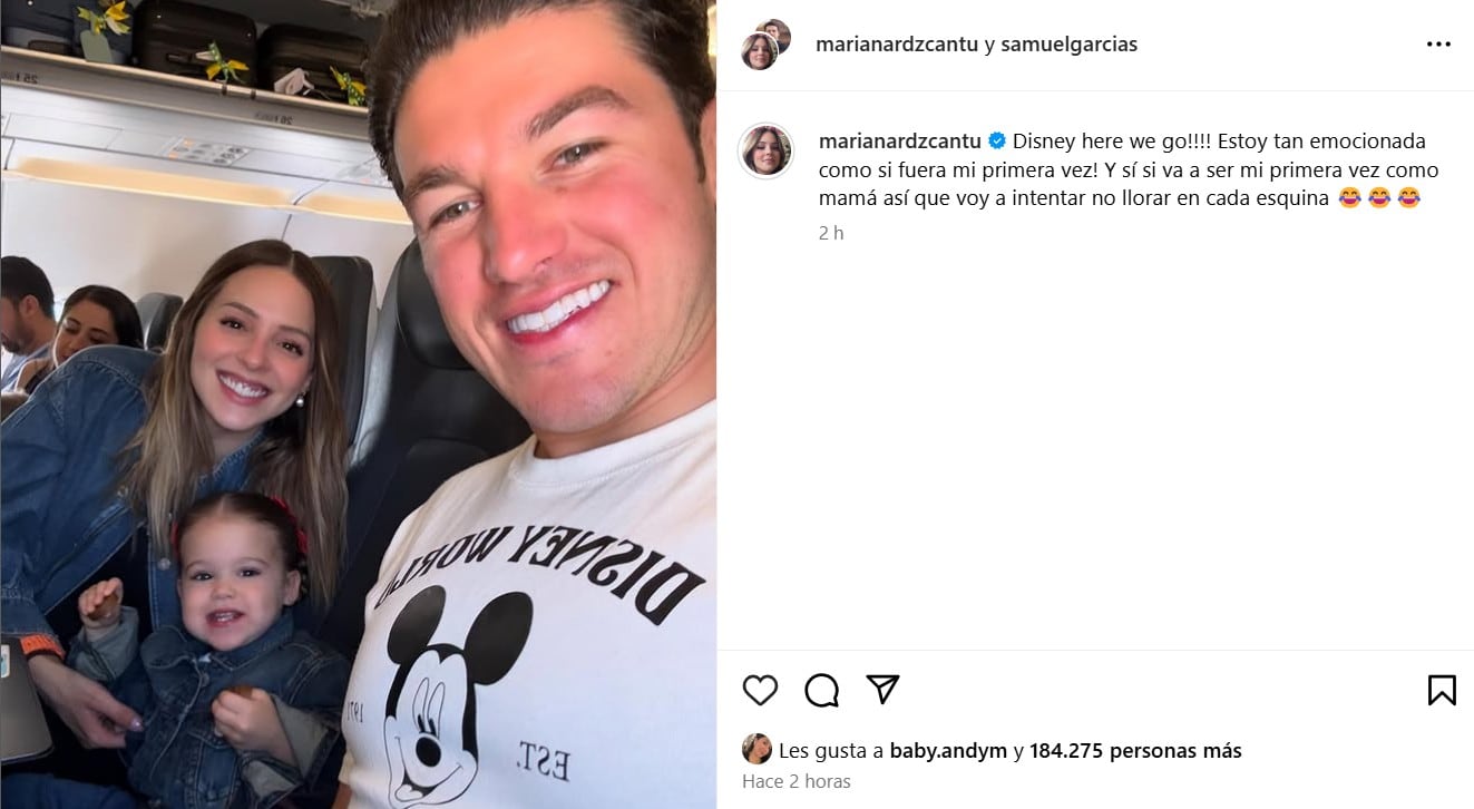 Samuel García y Mariana Rodríguez se van de vacaciones a Disneyland por Semana Santa 2025
