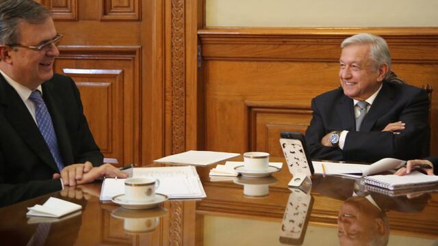 AMLO y Ebrard en llamada con Kamala Harris
